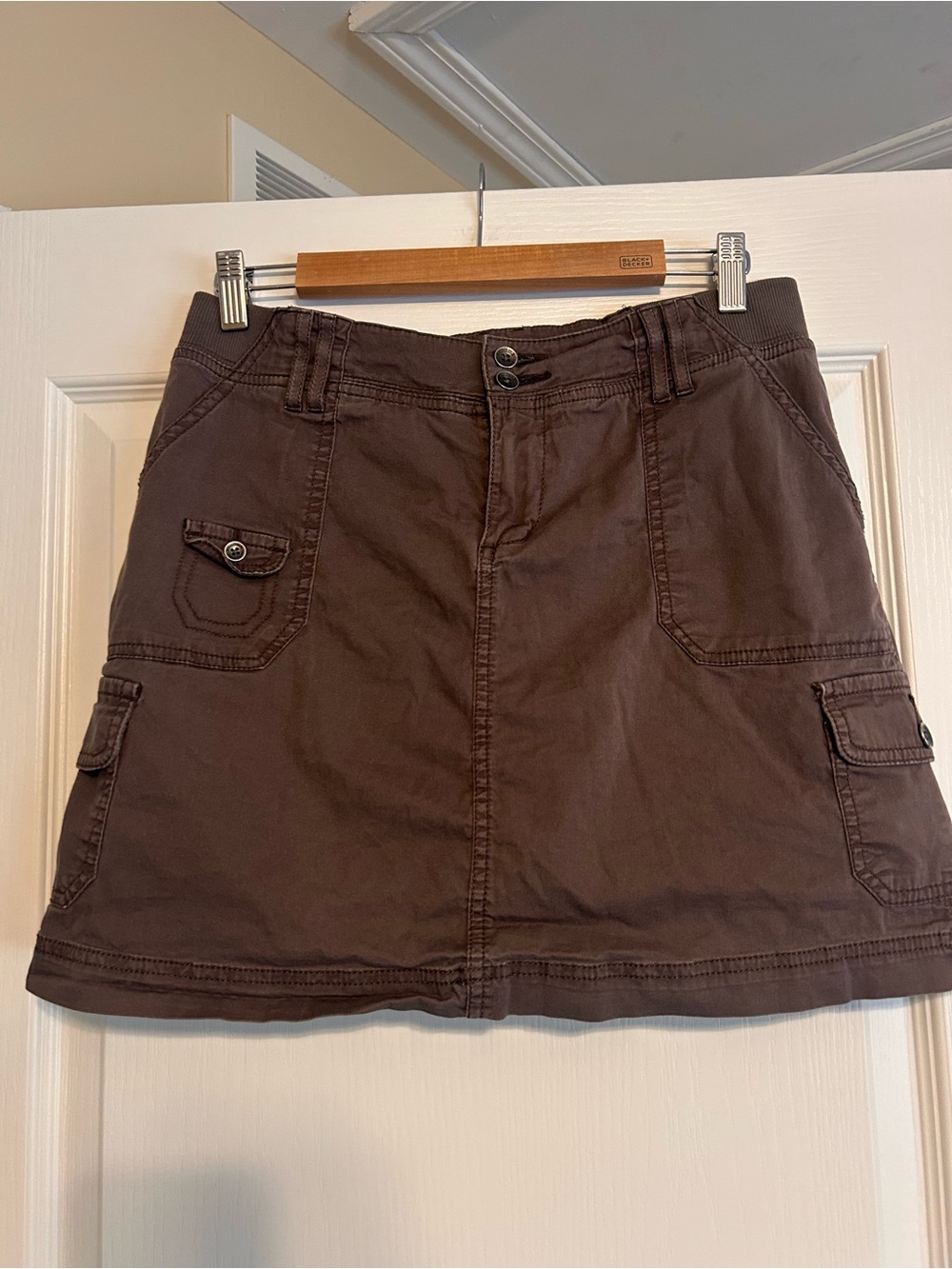 Sonoma Chocolate Brown Cargo Mini Skort 6
